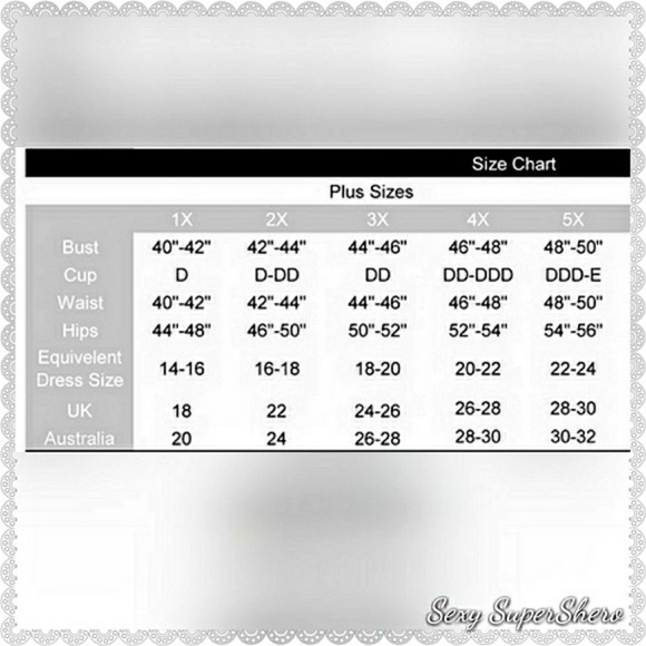 ππ PLUS "Jordyn" Eyelash Lace Lingeire Babydoll - Picture 5 of 5